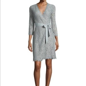 NWT Diane Von Furstenberg DVF lace wrap dress